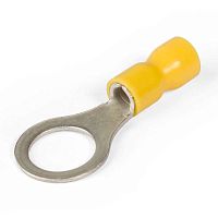 Наконечник кольцевой изолированный НКИ под сечение провода 4-6мм КВТ (отверстие ø6мм) картинка 